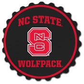 N.C. State Wolfpack Team Spirit Bottle Cap Wall Sign, FNB-NCNCST-210
