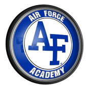Air Force Academy Falcons: Round Slimline Lighted Wall Sign, NCAIRF-130-01