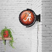 Alabama Crimson Tide: Basketball - Original Round Rotating Lighted Wall Sign, NCALCT-115-11