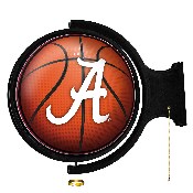 Alabama Crimson Tide: Basketball - Original Round Rotating Lighted Wall Sign, NCALCT-115-11