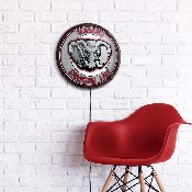 Alabama Crimson Tide: Al Logo - Round Slimline Lighted Wall Sign, NCALCT-130-02