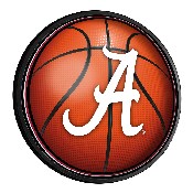 Alabama Crimson Tide: Basketball - Round Slimline Lighted Wall Sign, NCALCT-130-11