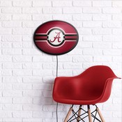 Alabama Crimson Tide: Oval Slimline Lighted Wall Sign, FNB-NCALCT-140-01A