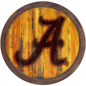 Alabama Crimson Tide: Branded "Faux" Barrel Top Sign, NCALCT-240-02