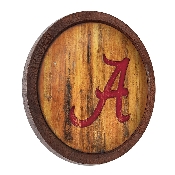 Alabama Crimson Tide: Weathered "Faux" Barrel Top Sign, NCALCT-240-03