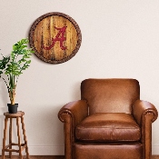 Alabama Crimson Tide: Weathered "Faux" Barrel Top Sign, NCALCT-240-03