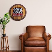 Alabama Crimson Tide: Al Logo - "Faux" Barrel Top Sign, NCALCT-240-07