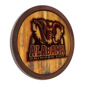 Alabama Crimson Tide: Al Logo - Branded "Faux" Barrel Top Sign, NCALCT-240-08