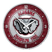 Alabama Crimson Tide: Al Logo - Modern Disc Wall Clock, NCALCT-510-02