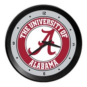 Alabama Crimson Tide: Ribbed Frame Wall Clock, NCALCT-530-01