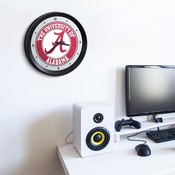 Alabama Crimson Tide: Ribbed Frame Wall Clock, NCALCT-530-01