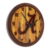 Alabama Crimson Tide: Branded "Faux" Barrel Top Wall Clock, NCALCT-560-02