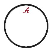 Alabama Crimson Tide: Modern Disc Dry Erase Wall Sign, NCALCT-612-01