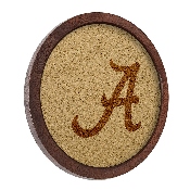 Alabama Crimson Tide: Logo - "Faux" Barrel Framed Cork Board, FNB-NCALCT-632-01A
