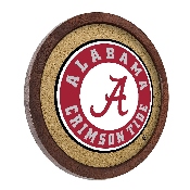 Alabama Crimson Tide: "Faux" Barrel Framed Cork Board, FNB-NCALCT-632-02A