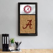 Alabama Crimson Tide: Dual Logo Mirrored Dry Erase Note Board, NCALCT-645-04