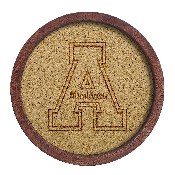 App State Mountaineers: "Faux" Barrel Framed Cork Board, FNB-NCAPST-632-01A