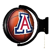 Arizona Wildcats: Basketball - Original Round Rotating Lighted Wall Sign, NCARIZ-115-11