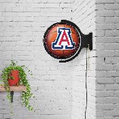 Arizona Wildcats: Basketball - Original Round Rotating Lighted Wall Sign, NCARIZ-115-11