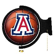 Arizona Wildcats: Basketball - Original Round Rotating Lighted Wall Sign, NCARIZ-115-11