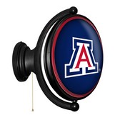 Arizona Wildcats: Original Oval Illuminated Rotating Wall Sign, FNB-NCARIZ-125-01A