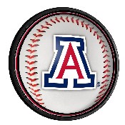 Arizona Wildcats: Baseball - Round Slimline Lighted Wall Sign, NCARIZ-130-31