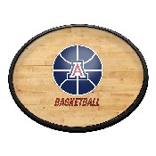 Arizona Wildcats: Hardwood - Oval Slimline Lighted Wall Sign, FNB-NCARIZ-140-12A