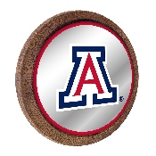 Arizona Wildcats: Mirrored Barrel Top Mirrored Wall Sign, FNB-NCARIZ-245-01A
