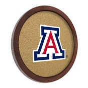 Arizona Wildcats: "Faux" Barrel Framed Cork Board, FNB-NCARIZ-632-01A