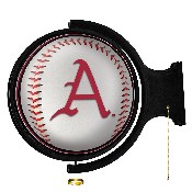 Arkansas Razorbacks: Baseball - Round Rotating Lighted Wall Sign, NCARKR-115-31