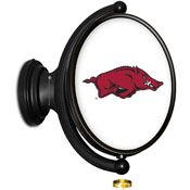 Arkansas Razorbacks: Original Oval Rotating Lighted Wall Sign, NCARKR-125-01
