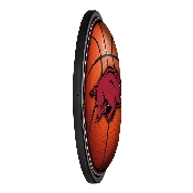 Arkansas Razorbacks: Basketball - Round Slimline Lighted Wall Sign, NCARKR-130-11
