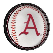 Arkansas Razorbacks: Baseball - Slimline Lighted Wall Sign, NCARKR-130-31