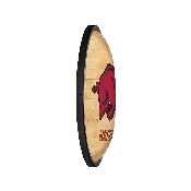 Arkansas Razorbacks: Hardwood - Oval Slimline Lighted Wall Sign, NCARKR-140-12