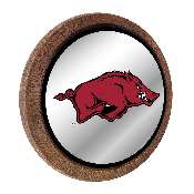 Arkansas Razorbacks: Mascot - Barrel Top Mirrored Wall Sign, FNB-NCARKR-245-01A