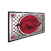 Arkansas Razorbacks: Mascot, Team Spirit Framed Mirrored Wall Sign, FNB-NCARKR-265-02A