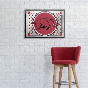 Arkansas Razorbacks: Mascot, Team Spirit Framed Mirrored Wall Sign, FNB-NCARKR-265-02A