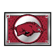 Arkansas Razorbacks: Mascot, Team Spirit Framed Mirrored Wall Sign, FNB-NCARKR-265-02A