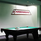 Arkansas Razorbacks: Premium Wood Pool Table Light, FNB-NCARKR-330-01A