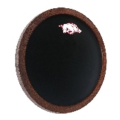 Arkansas Razorbacks: Chalkboard "Faux" Barrel Top Sign, NCARKR-630-01