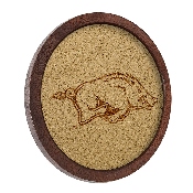 Arkansas Razorbacks: "Faux" Barrel Framed Cork Board, FNB-NCARKR-632-01A