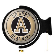 Army USMA Black Knights Rotating Illuminated Team Spirit Wall Sign-Round, FNB-NCARMY-115