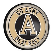 Army USMA Black Knights Slimline Illuminated Team Spirit Wall Sign-Round, FNB-NCARMY-130