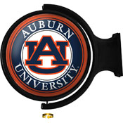 Auburn Tigers: Original Round Rotating Lighted Wall Sign, NCAUBT-115-01