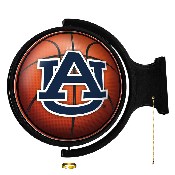 Auburn Tigers: Basketball - Original Round Rotating Lighted Wall Sign, NCAUBT-115-11
