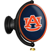 Auburn Tigers: Original Oval Rotating Lighted Wall Sign, NCAUBT-125-01