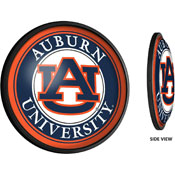 Auburn Tigers: Round Slimline Lighted Wall Sign, NCAUBT-130-01