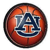 Auburn Tigers: Basketball - Round Slimline Lighted Wall Sign, NCAUBT-130-11