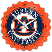 Auburn Tigers: Bottle Cap Wall Clock, NCAUBT-540-01