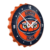Auburn Tigers: Tiger Eyes -Bottle Cap Wall Clock, NCAUBT-540-02